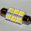 Софитная светодиодная лампа белого света, 6 LED, DC 12V, SV 0140
