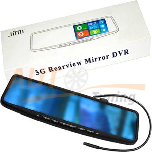 Jimi Electronics – Накладное мультимедийное зеркало заднего вида с монитором, видеоригестратором, телефоном, 3G, GPS новигатором, ОС Android 4.4.2.