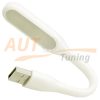 Светодиодная USB лампа, светильник на гибкой ножке, White, 58647