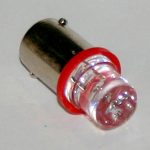 Светодиодная лампа белого света с призмой (монокристалл), BA9S, DC 12V, LW-00023R