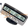 Часы с термометром, будильником и индикатором гололеда, VST-7045