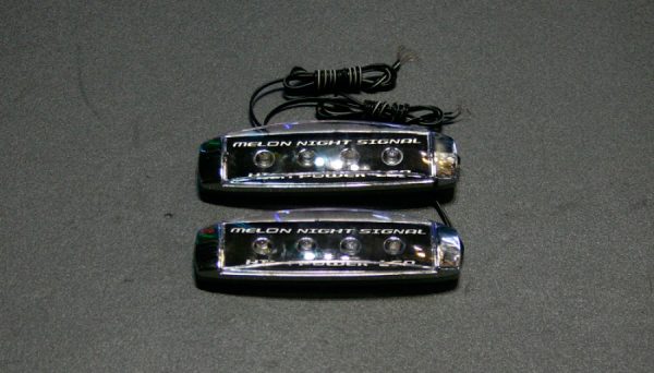 Светодиодные тюнингованные повторители поворотов 4 LED, 2 шт, DC 12V, KL-90