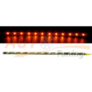 Отрезок светодиодной ленты оранжевого цвета 12 LED, DC 12V, Orange, 0L-563.12.4