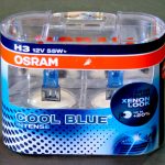 Галогенная лампа OSRAM Cool Blue INTENCE, H3, DC 12V, 55W, 2 шт