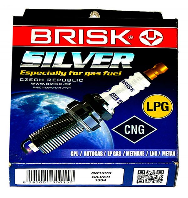 BRISK - Свечи зажигания DR15YS, SILVER, газовые свечи