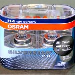 Галогенные лампы OSRAM SILVERSTAR 2.0, H4, DC 12V, 60 / 55W, 2 шт