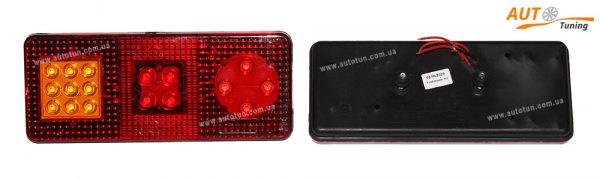 LED СТОП-сигналы на прицеп с дублером поворота, 220×90 (мм), PRC-9703