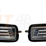 Тюнингованные LED подфарники на ВАЗ 2121 Niva (Urban) с ДХО с бегущим поворотом, Chrome