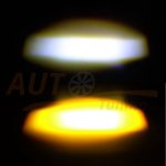 Противотуманки, LED линзы, белый и желтый свет, White & Yellow, BE-906Y