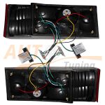 Тюнингованные LED СТОП-сигналы на ВАЗ 2108-09-099, Red & Chrome, 2 шт, CXP-1125R