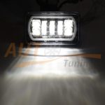 Универсальные противотуманные LED-фары, ангельские глазки, дублер поворота, 2шт, EE-7007W/Y