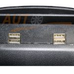 Универсальный подлокотник MILEX с подстаканником, 4 USB, Black & Chrome, PC-U10004