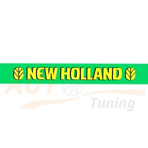 Наклейка NEW HOLLAND на лобовое стекло 1350×165 mm, 1 шт, GREEN